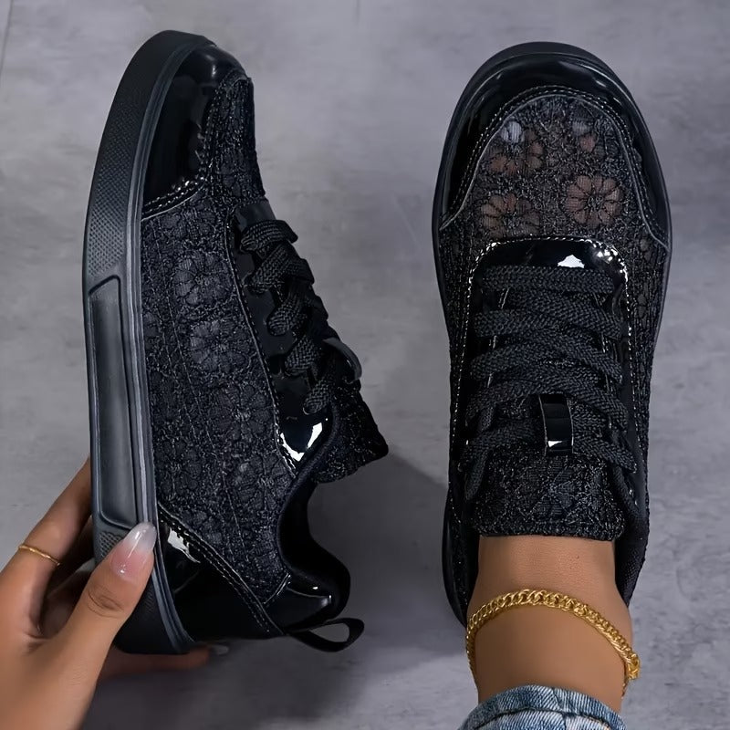 Dentelle™ | Floral Lace Sneakers