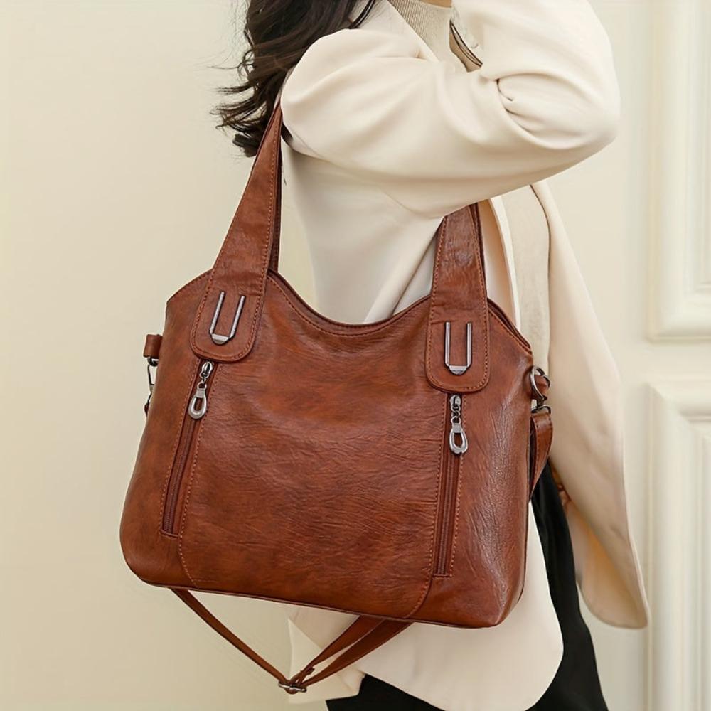 Emma | Timeless and trusted — Retro Leather Shoulder Bag