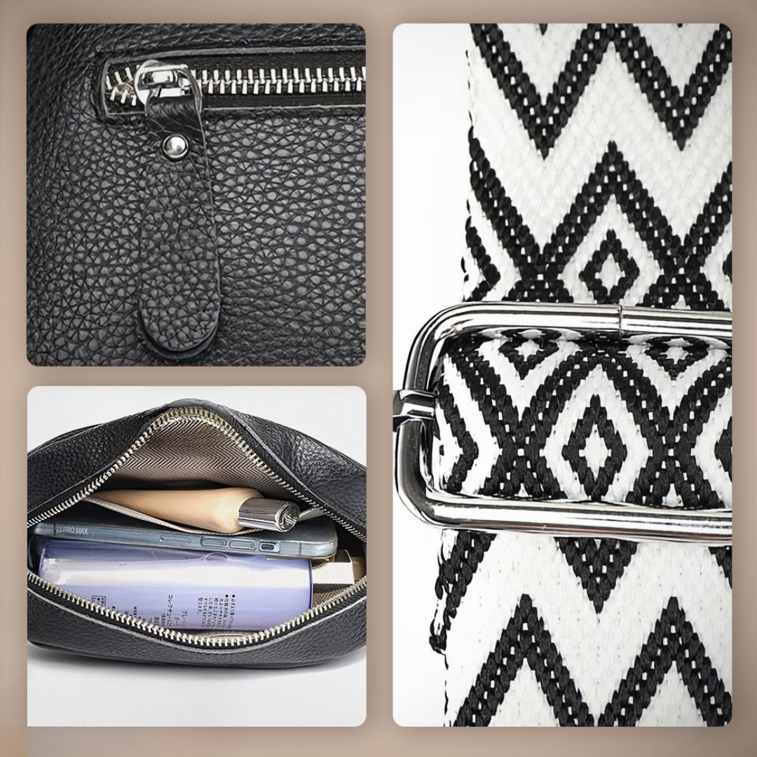 Bella | From work to evening — Elegant Leather Shoulder Bag