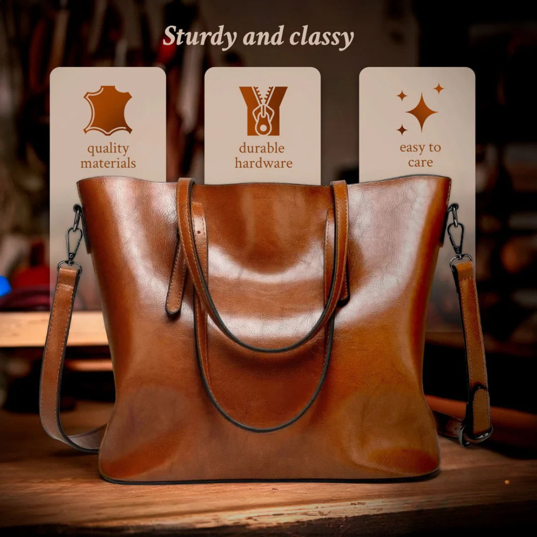 Nicole | Wear it all day — Leather Shoulder Bag