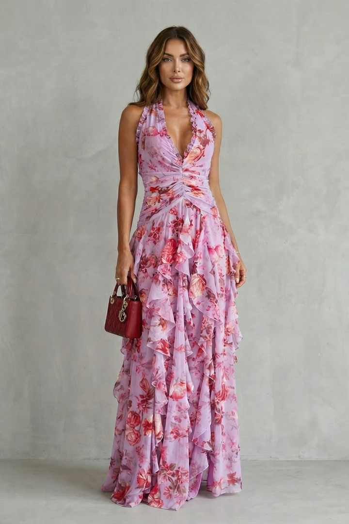 Belladina™ | Halter Maxi Dress