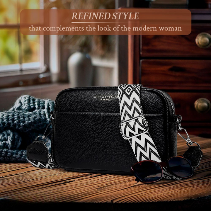 Bella | From work to evening — Elegant Leather Shoulder Bag