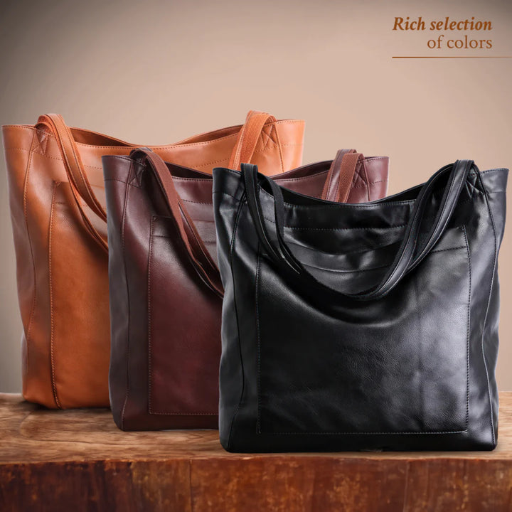 Lorena | No more searching — Leather bag with compartments