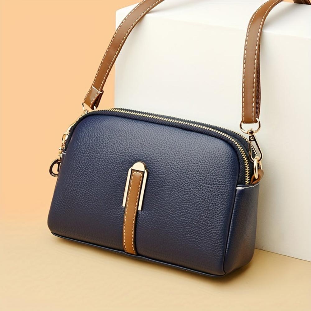 Mila | Small but spacious — Leather Shoulder Bag