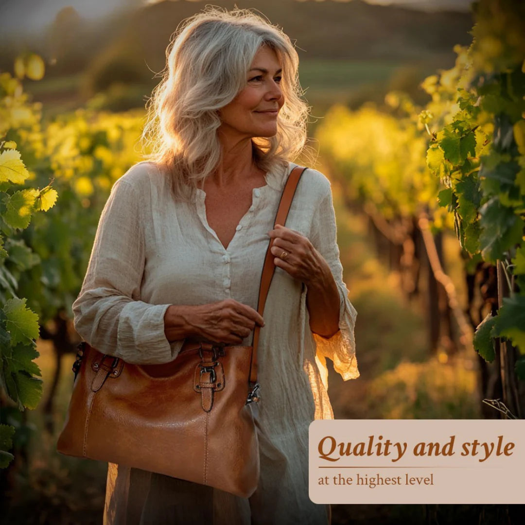 Sienna | Soft, stylish, everyday — Leather Shoulder Bag