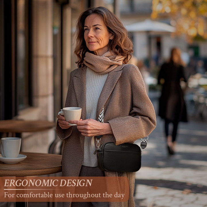 Bella | From work to evening — Elegant Leather Shoulder Bag