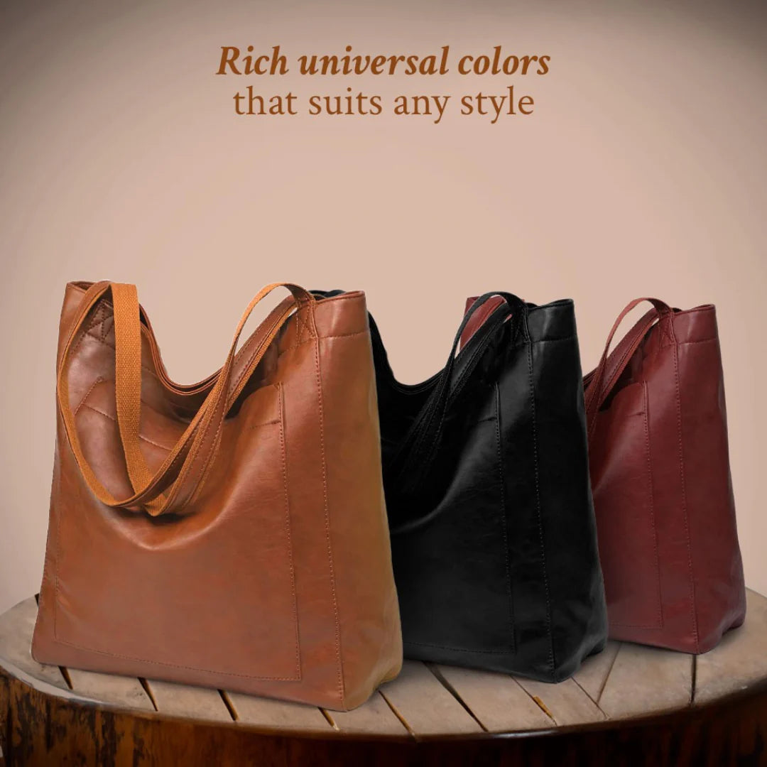 Lorena | No more searching — Leather bag with compartments