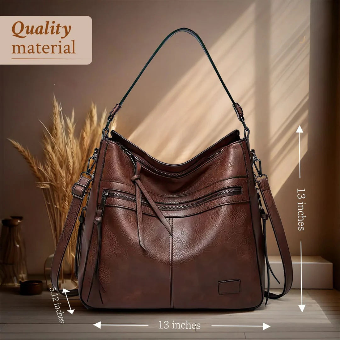 Magda | Spacious without being heavy — Leather Bag for Everyday Use