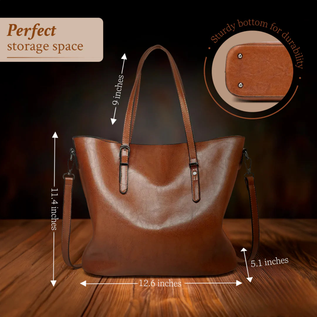 Nicole | Wear it all day — Leather Shoulder Bag