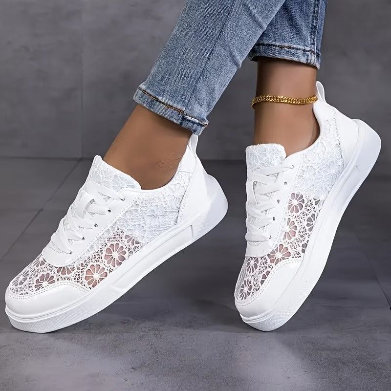Dentelle™ | Floral Lace Sneakers