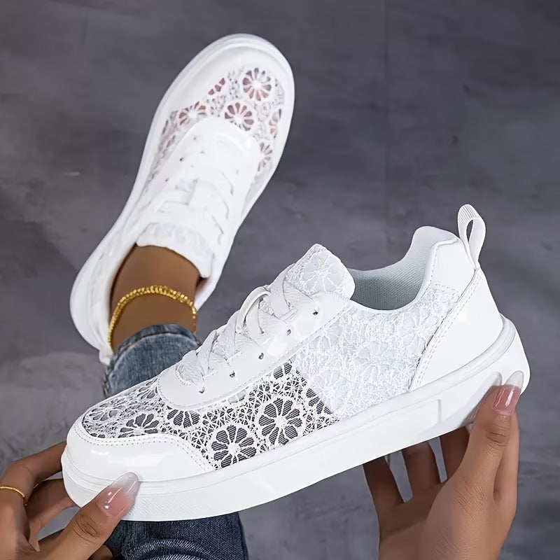Dentelle™ | Floral Lace Sneakers