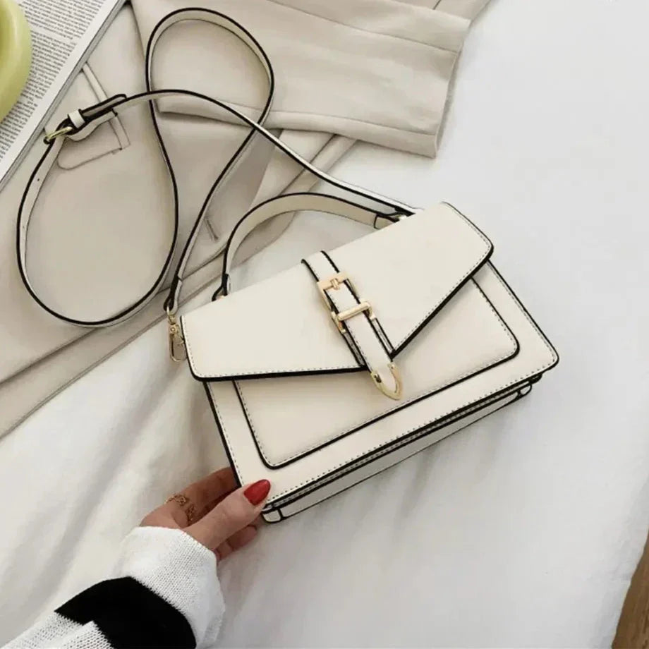 Lina | Never search again — Classic Leather Shoulder Bag