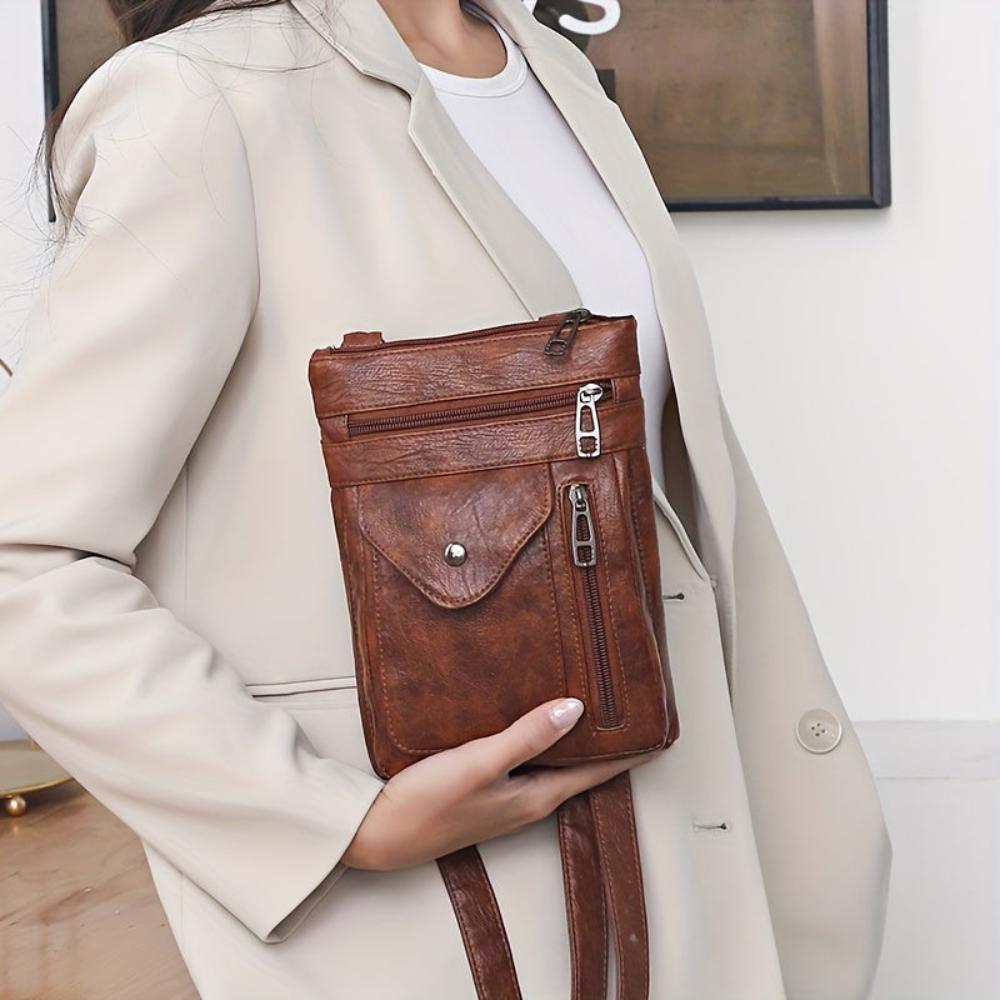 Lina | Vintage feel, everyday comfort — Leather Shoulder Bag