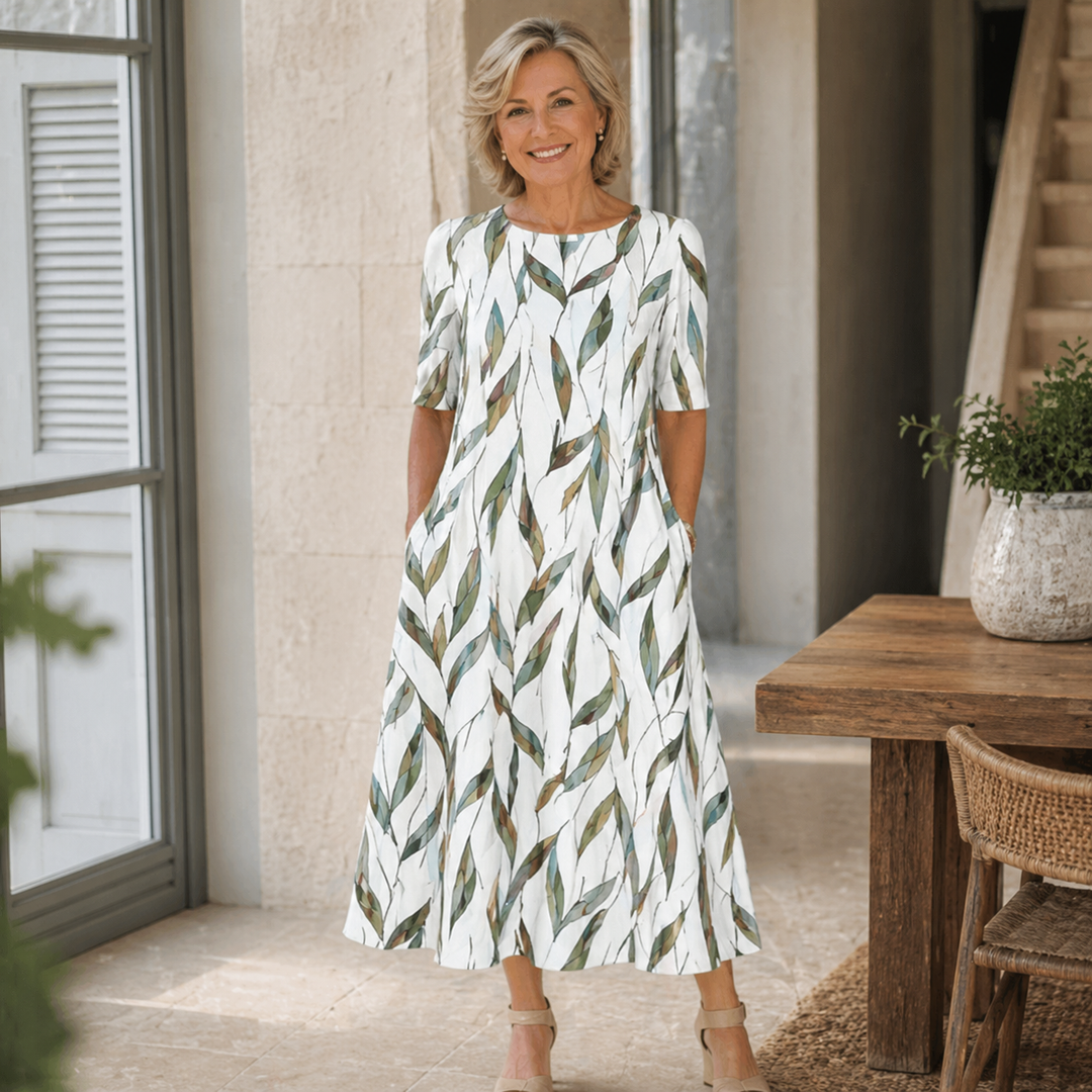 Sarah™ | Effortless Floral Midi Dress